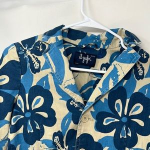 IL GUFO Floral Blazers Kid’s Size 12 Linen Blend Made In Italy